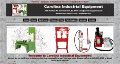 Desktop Screenshot of carolinaequipment.com